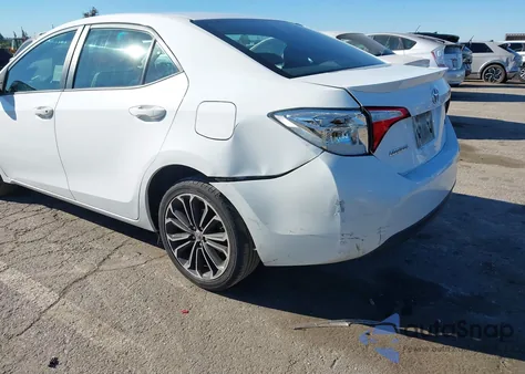 2015 Toyota Corolla S Plus from USA, damaged, VIN 5YFBURHE1FP267714